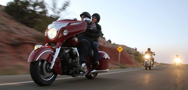 Indian Chieftain on road