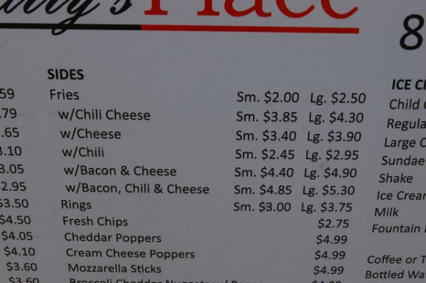 1-Harry's menu II