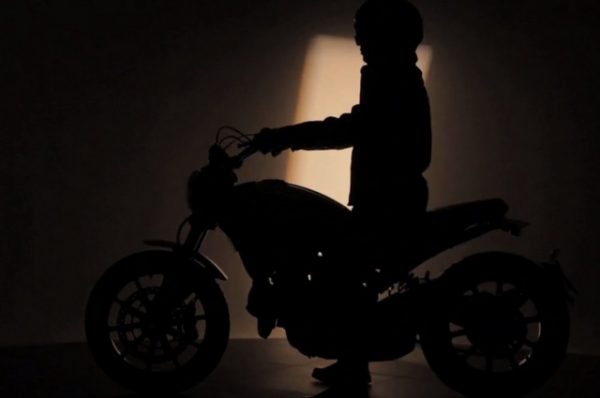 1-Ducati Scrambler silhouette