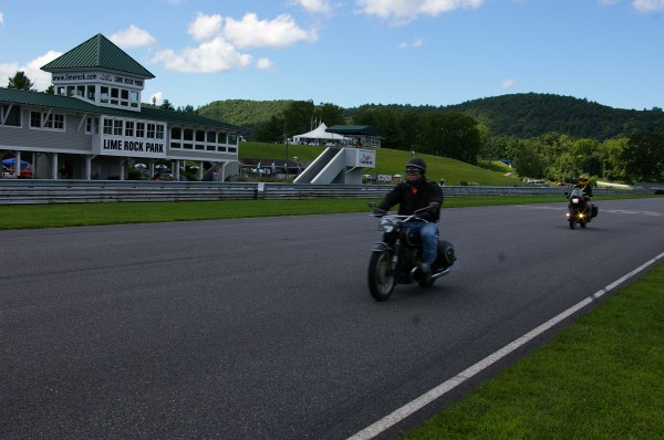 Gary rides at Lime Rock