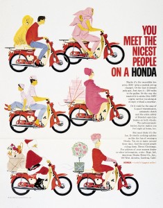 Honda's 1963 You Meet The Nicest People Ad