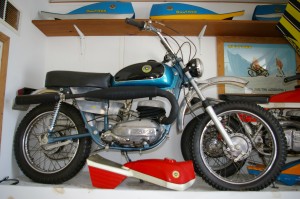 Bultaco museum - black and blue