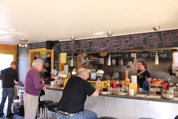 Interior with customers