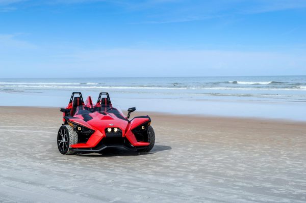 Slingshot on beach