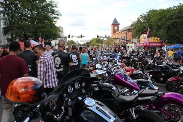 Bikes and crowd - 2