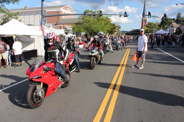 Riding in - sport bikes