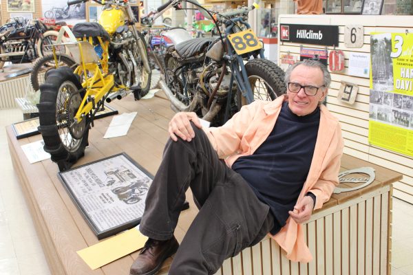 Ted with Bikes