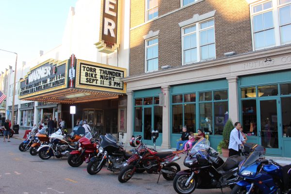 Bikes in front of Warner