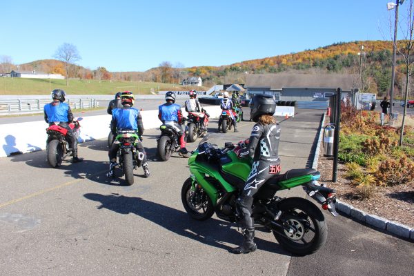 Bikes ready to head out