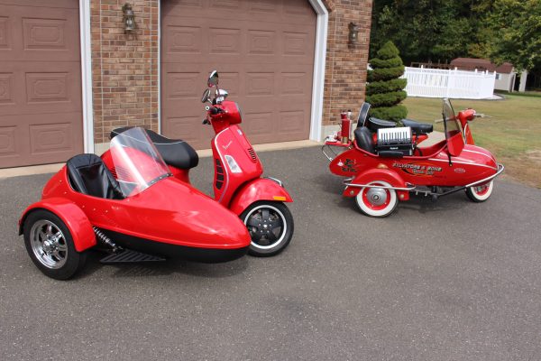 Scooters with sidecars