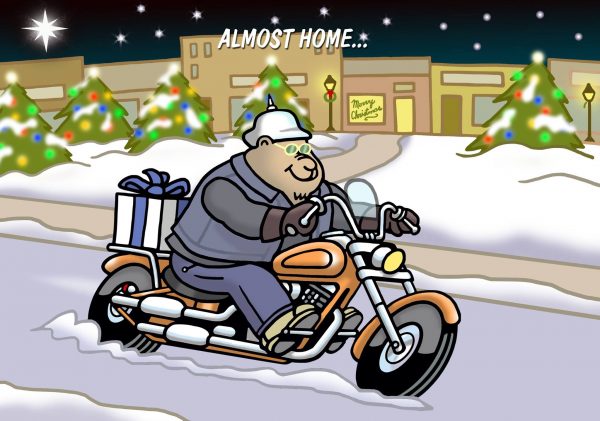 Xmas card - Almost home