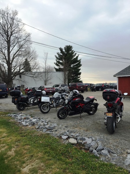 Bikes outside