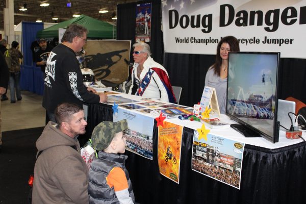 "Doug Danger" at the Springfield Motorcycle Show in January