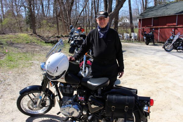 John Grant and his 2010 Royal Enfield