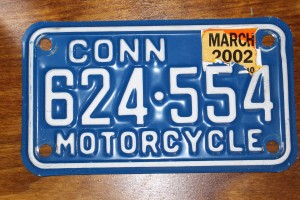 Old CT license plate
