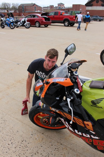 Tom Nienczyk and his 2011 Honda CBR600RR