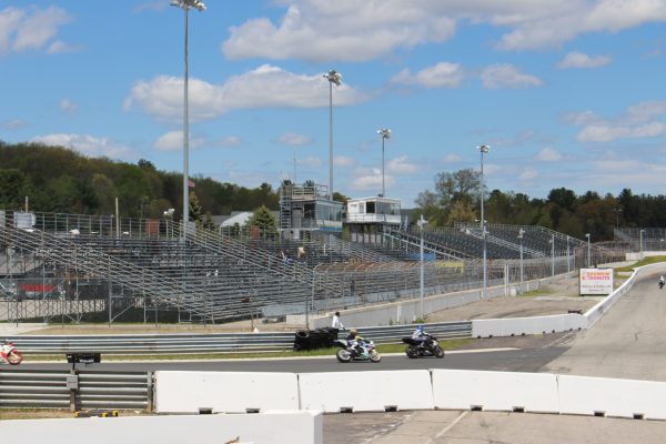 Bikes on track