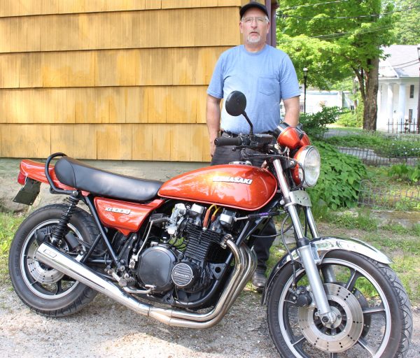 Mark Schaubhut and his 1979 Kawasaki KZ1000