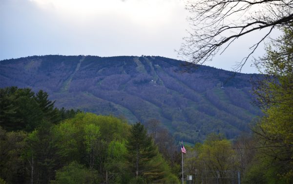 Okemo Mountain from pasture of former family farm