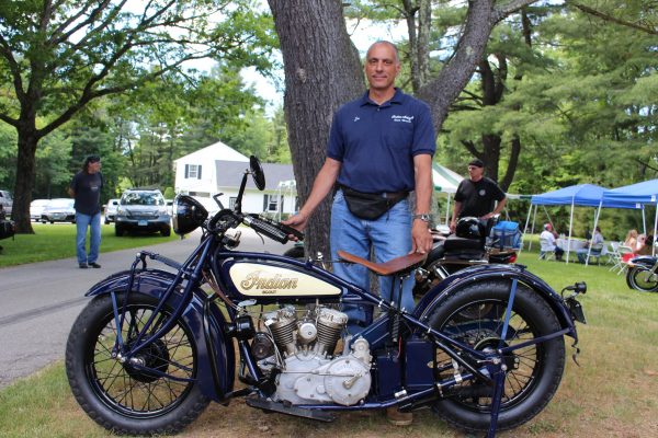 Jim Garripoli and his 1930 Indian 101 Scout