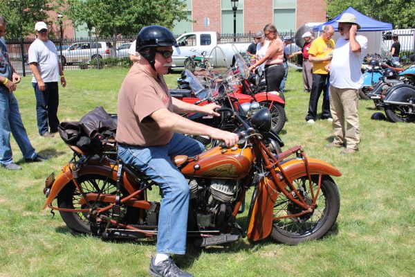 Dana Faucher arrives at Indian Day