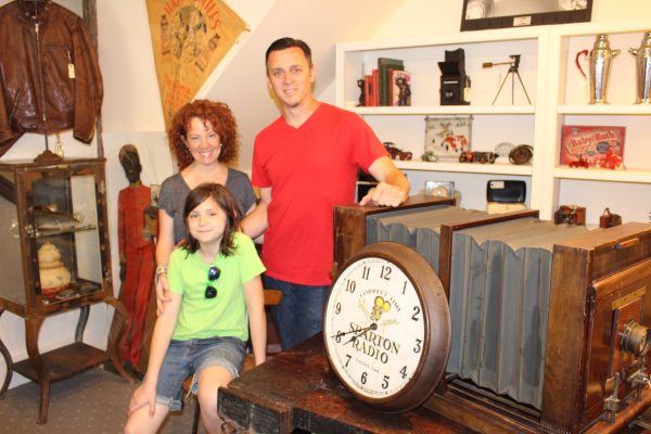 Sarah Hamilton and Joe Snow with Snow's daughter Aurelia