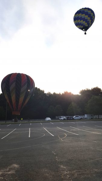 Hot air balloons - v