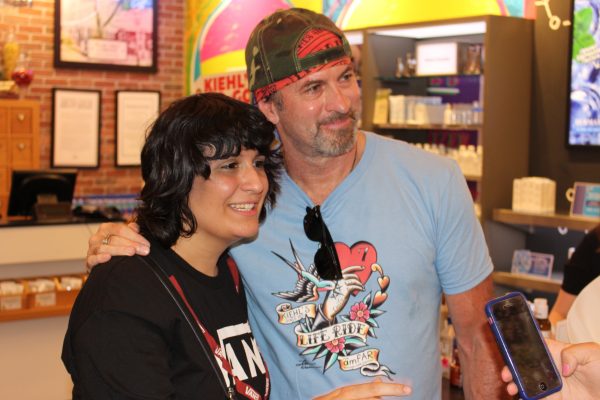 Scott Patterson with fan