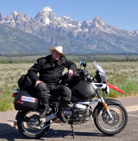 Craig Johnson and his 1996 BMW R1100GS