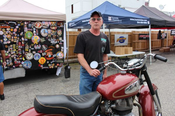 Chris Wright and his Indian Chief