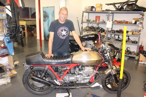 Antony Katz and 1979 Moto Guzzi SP1000