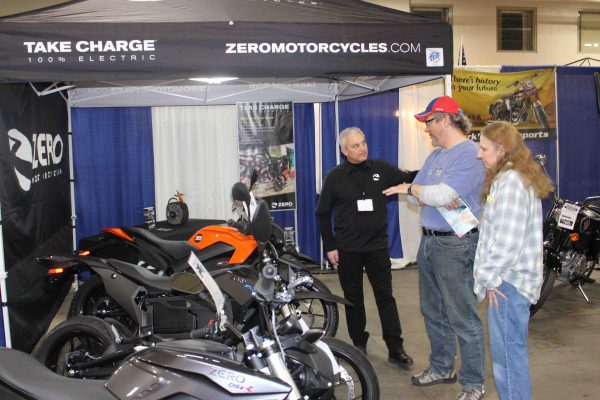 Zero rep Bill Stone at Springfield Motorcycle Show
